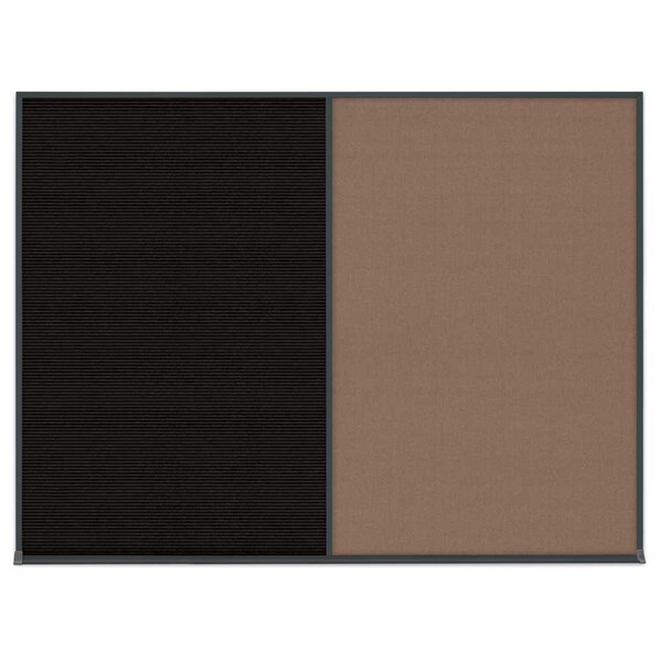 Triple Door Radius Plus Corkboard, 96" x